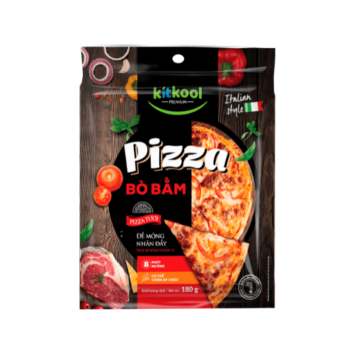 Pizza bò băm Kitkool 180g
