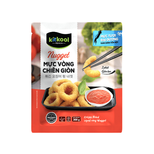 Mực vòng chiên giòn Kitkool 300g