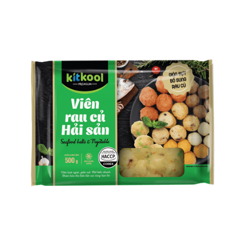 Viên hải sản rau củ Kitkool 500g