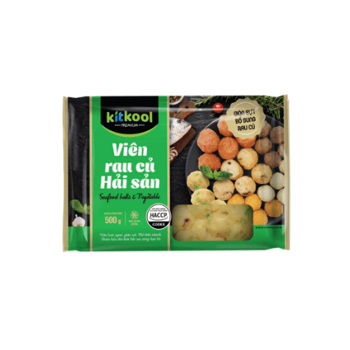 Viên rau củ hải sản Kitkool 500g